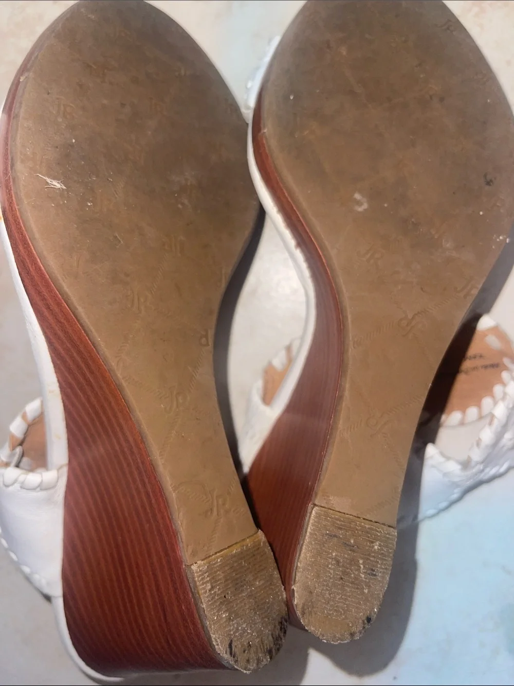 Jack Rogers Luccia Wedges sandals size 7.5 M